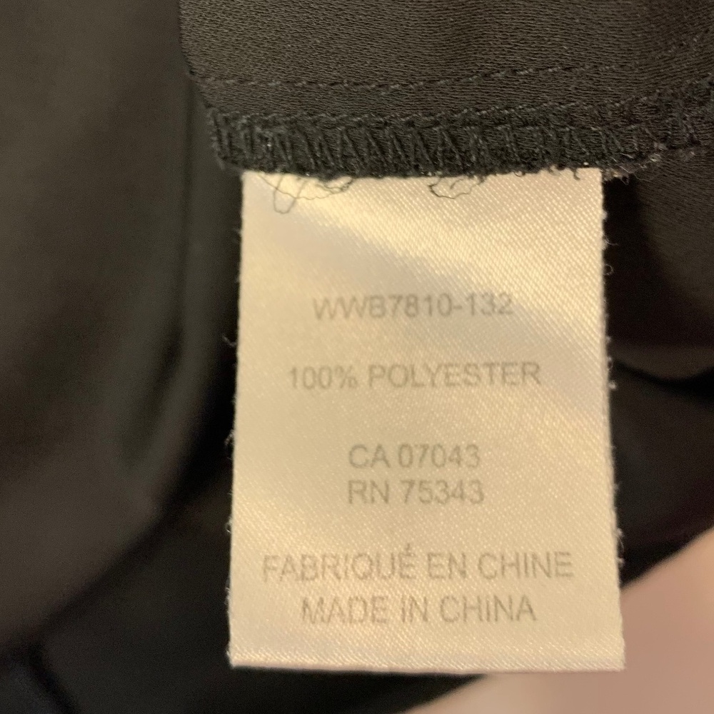 Maison Cinqcent Black Sleeveless Mock Neck Top – Zip Back – M – Minimal Chic - Picture 7 of 9